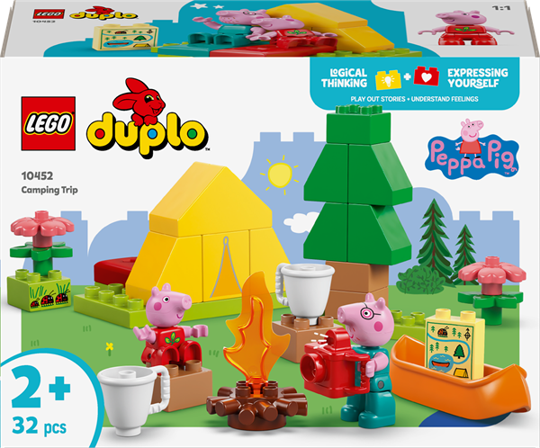 Конструктор LEGO DUPLO Свинка Пеппа Туристичний похід 32 деталі (10452)