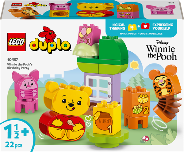 Конструктор LEGO DUPLO Disney День народження Вінні Пуха 22 деталі (10457)