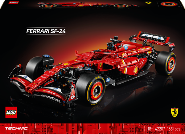 Конструктор LEGO Technic Автомобіль F1 Ferrari SF-24 1361 деталь (42207)