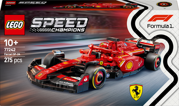 Конструктор LEGO Speed Champions Перегоновий автомобіль F1 Ferrari SF-24, 275 деталей (77242)