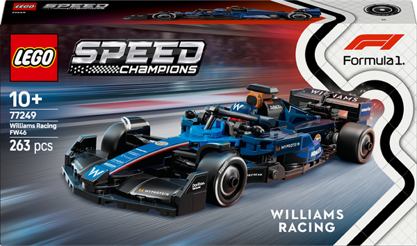 Конструктор LEGO Speed Champions Перегоновий автомобіль F1 Williams Racing FW46, 263 деталі (77249)