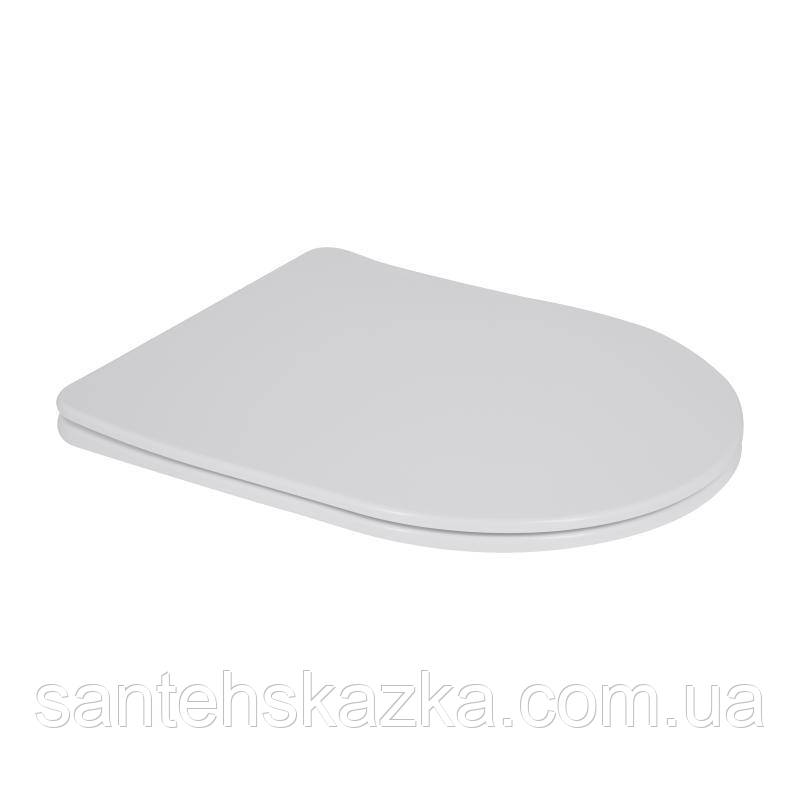 Сидіння для унітаза Qtap (Swan Ultra, Jay Ultra) з мікроліфтом Slim QT99SC6106W, фото 1