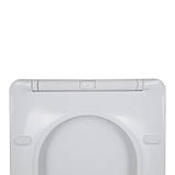 Сидіння для унітаза Qtap (Swan Ultra, Jay Ultra) з мікроліфтом Slim QT99SC6106W, фото 7