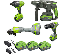 Набір акумуляторних інструментів GRASSER SET-G4 (41)