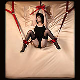 Система фиксации на кровать UPKO Bowknot Bed Restraint Straps с бантиками, красная kitty.in.ua, фото 5