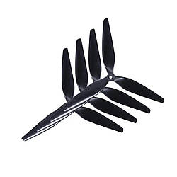 Пропелери HQProp MacroQuad 10X5X3 1050 (2xCW+2xCCW) чорні, 10 дюймів, армований нейлон для дронів