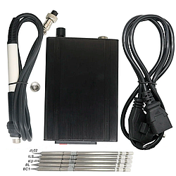 Паяльна станція Quicko T12-952 з жала ILS, KU, JL02, BL, BC1, OLED дисплеєм, потужність 108 Вт, турбо-нагрів