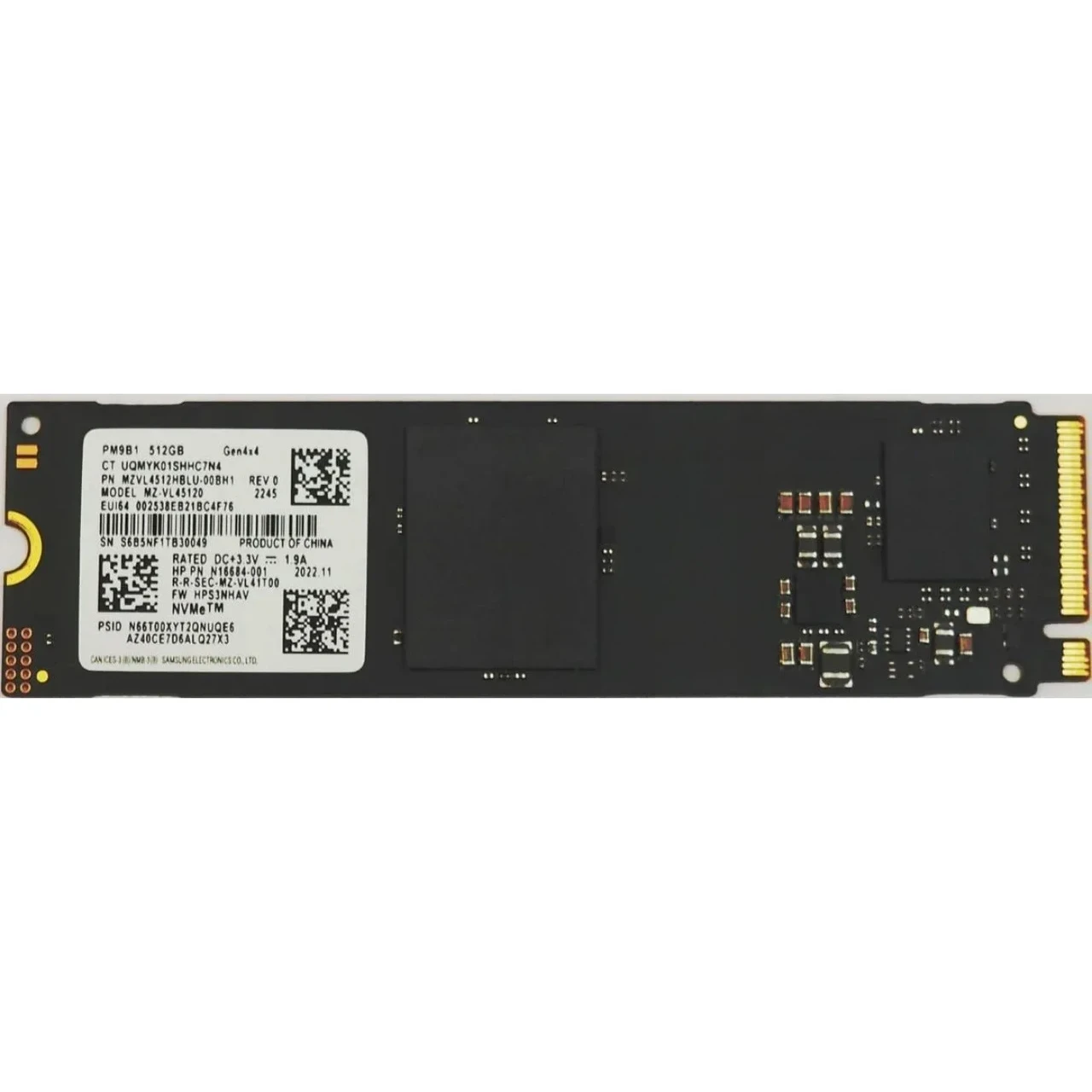 SSD диск Samsung PM9B1 OEM (MZVL4512HBLU-00BH1) 512GB