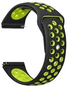 Набір ремінців для смарт-годинника BeCover Vents Style для Samsung Galaxy Watch 46mm/Watch 3 45mm/Gear S3 Clas Black White 4