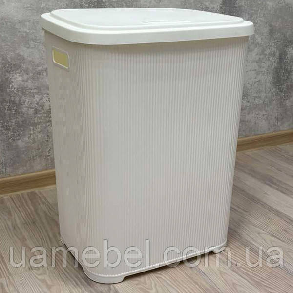 Кошик для білизни N322 Nostalgia 67л  білий