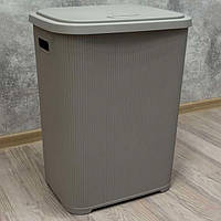 Кошик для білизни N322 Nostalgia 67л Сірий