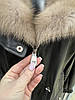 Шкіряна куртка з хутром куниці, фото 2