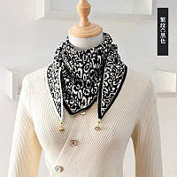 Косинка. Хустка На Голову та Шию із застібкою. Принт