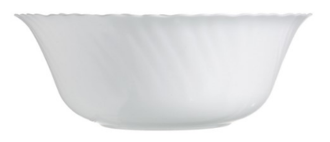 Салатник глибокий білий Arcopal Feston 250 мм P4396
