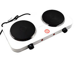 Плита електрична дискова 2 конфорки Hot Plate G-008