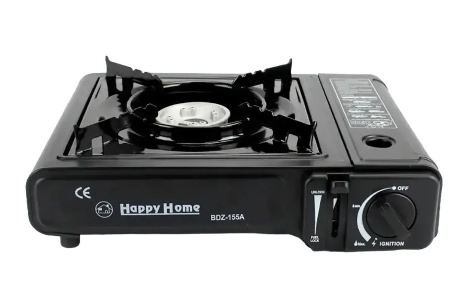 Портативна газова туристична плита Happy home 155A