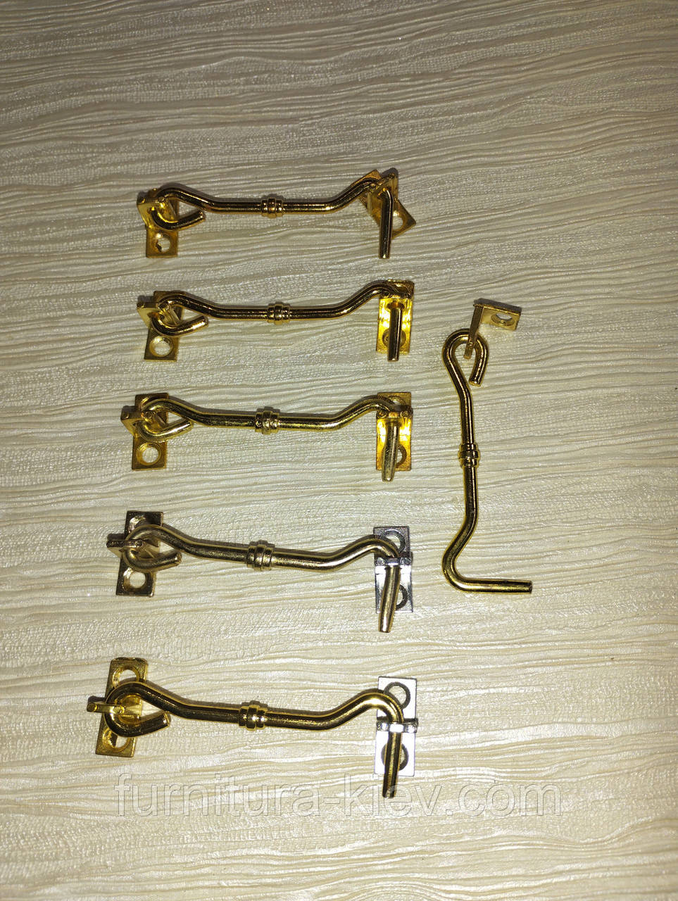 Накидні гачки золото/6 шт., фото 1
