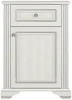 Комод 1D1S Вайт/White (Гербор/Gerbor) 655х350х935мм