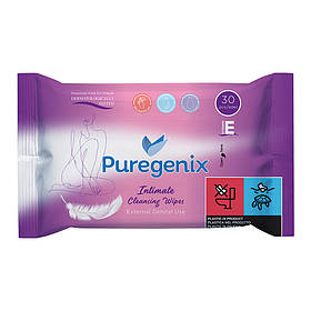 Вологі серветки для інтимної гігієни Puregenix, 30 шт Лівеста