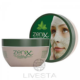 Глиняна маска для обличчя з аргановою олією Zenix, 350 г Левева