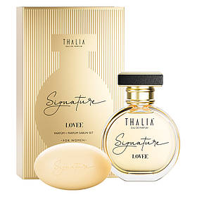 Жіночий парфумерний набір EDPмило Lovee Thalia Signature, 50 мл100 г Лівеста
