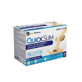 Коктейль Quick Slim Банан з печивом, 30 саше по 23 г Лівеста