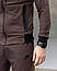 Костюм Nike Tech чоловічий спортивний весняний осінній кофта штани найк теч коричневий, фото 5
