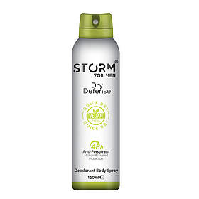 Чоловічий дезодорант-антиперспірант для тіла Storm Dry Defense, 150 мл Лівеста