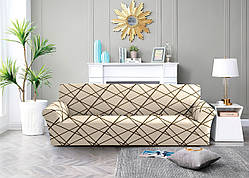 Чохол на диван 3-місний трикотажний 012 Love You