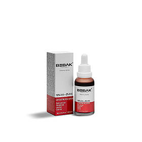 Відлущуюча червона сироватка для обличчя з AHA-BHA-PHA кислотами Bebak Bebak Pharma, 30 мл Лівеста