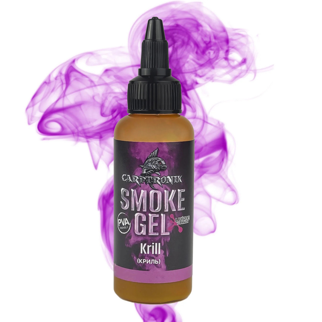Атрактант гель Carptronik Smoke gel Krill (Kриль) 60ml