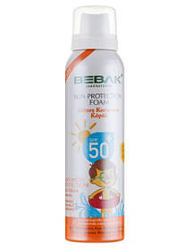 Сонцезахисна пінка для дітей Spf 50 Bebak, 150 мл Лівеста