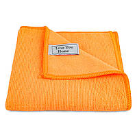 Серветка з мікрофібри універсальна помаранчева 30х30 см LoveYouHome