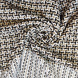 Плед бавовняний 130х170 см Капучіно Love You 130*170 см, фото 2