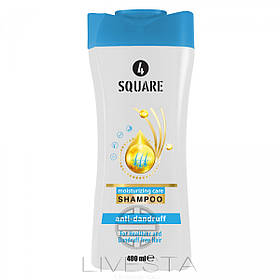 Зволожуючий шампунь для волосся Проти лупи 4 Square, 400 мл Лівеста