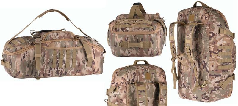 Cумка-баул/рюкзак 2Е Tactical, XL, камуфляж