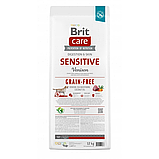 Сухий корм Brit Care Dog Grain-free Sensitive для собак з чутливим травленням беззерновий з олениною 12 кг, фото 4