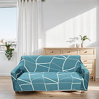 Чохол на диван тримісний трикотажний 033 Love You