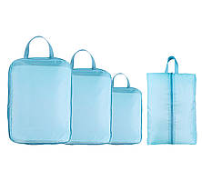 Набір органайзерів для подорожей 4 розміри бірюзовий LoveYouHome