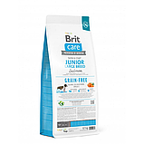 Сухий корм Brit Care Dog Grain-free Junior Large Breed для молодих собак великих порід беззернової з лососем 12 кг, фото 3
