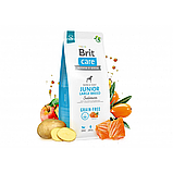 Сухий корм Brit Care Dog Grain-free Junior Large Breed для молодих собак великих порід беззернової з лососем 12 кг, фото 5