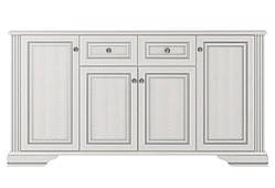 Комод 4D2S Вайт/White (Гербор/Gerbor) 1785х450х935мм