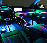 Контурне підсвічування салону автомобіля Ambient light RGBW 18 в 1. Атмосферне підсвічування в салон Bluetooth 18/1, фото 5