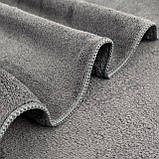 Набір рушників 2 шт LoveYouHome 35x75 см+70x140 см темно сірий, фото 2