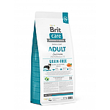 Сухий корм Brit Care Dog Grain-free Adult для собак малих і середніх порід беззерновий з лососем 12 кг, фото 3