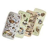 Набір кухонних рушників 4 шт 24x48 см Кава 1 HomeBrand, фото 2