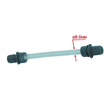 Шланг ø8.6 мм Silicone PTFE ополіскувальний засіб для перистальтичного дозатора Germac G42/G302