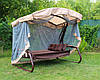 Гойдалки садові GreenGard Аланія Solo Гойдалка з відкидною спинкою та москітною сіткою "Безкоштовна доставка", фото 3