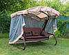 Гойдалки садові GreenGard Аланія Solo Гойдалка з відкидною спинкою та москітною сіткою "Безкоштовна доставка", фото 4