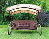 Гойдалки садові GreenGard Аланія Solo Гойдалка з відкидною спинкою та москітною сіткою "Безкоштовна доставка", фото 6